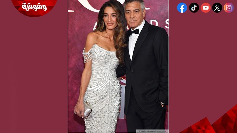 جورج كلوني وزوجته