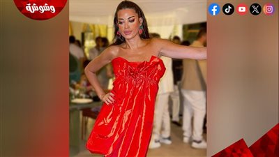 فستان قصير وحلق.. إطلالة نارية لإلهام وجدي