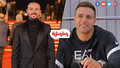 محمود عليم يهدي زوجته 