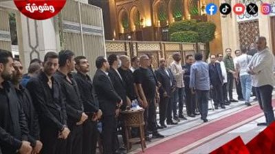 حضور لافت من نقابة الموسيقيين في وداع الفنان الراحل محمد عواد‎  