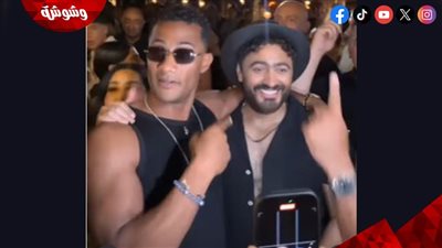 محمد رمضان وتامر حسني يشعلان سهرة غنائية في الساحل الشمالي بحضور نجوم الفن‎ 