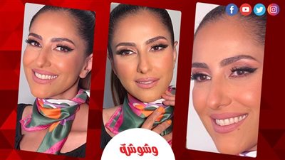 حنان مطاوع تتألق بالأسود والمكياج الناعم على 