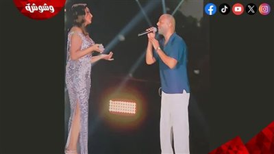 تامر عاشور يوجه رسالة دعم لأنغام في العلمين: ترجعي لنا بالسلامة وتمتعينا بفنك