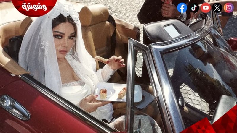 هيفاء وهبي تخطف الأنظار بفستان زفاف من كواليس كليب “توأم حياتي"‎ | وشوشة