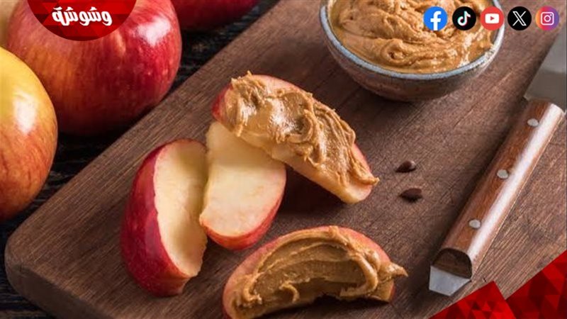 شرائح التفاح بزبدة