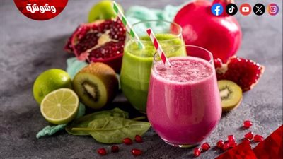 عصير الكيوي والرمان.. مزيج طبيعي خارق يمنحك مناعة قوية وبشرة نضرة