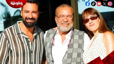 شريف منير وأحمد حاتم وجميلة عوض من كواليس فيلم 