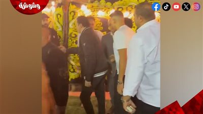 مصطفى كامل وطاهر أبو ليلة ومحمد فاروق شيبة يشاركون في عزاء إسماعيل الليثي 