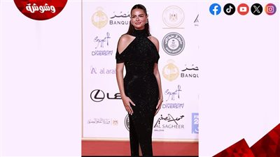 هنادي مهنا تتصدر حديث السوشيال بإطلالتها اللامعة في مهرجان القاهرة السينمائي