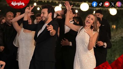 جنات والحسن عادل ينتهيان من تصوير دويتو “الليلة حلوة” 