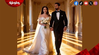 مي عز الدين تشارك جمهورها صور زفافها بالذكاء الاصطناعي 