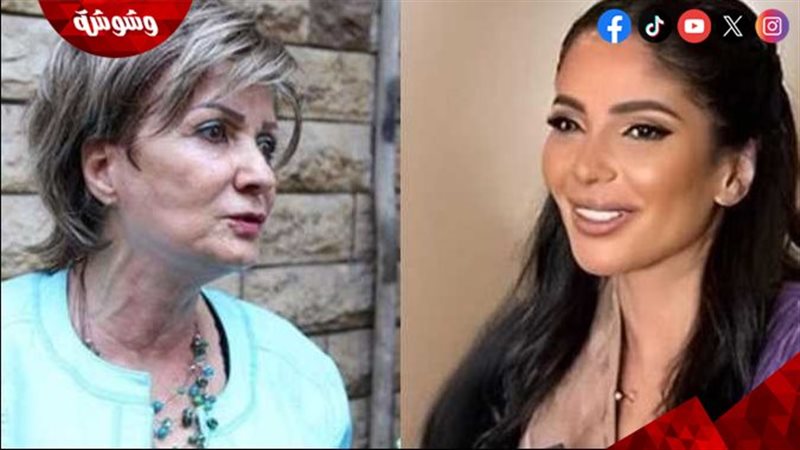 منى زكي ووالدتها