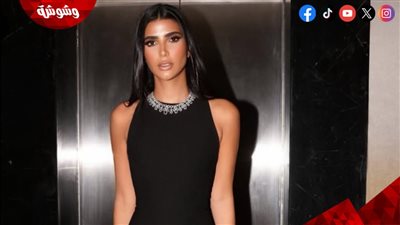 ريم سامي تتألق بفستان أسود من الدانتيل في أحدث ظهور لها