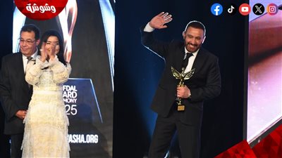 مهرجان الأفضل 2025.. أحمد السقا يفوز بجائزة الإبداع الفني