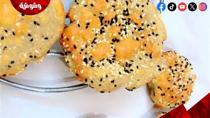 فطائر الشوفان بالزعتر