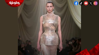 محمد آشي يدمج الأزياء الراقية بالأعمال الفنية في تصميم جديد