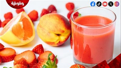 انتعاش رمضان.. طريقة تحضير مشروب قمر الدين بالفراولة بسهولة في المنزل