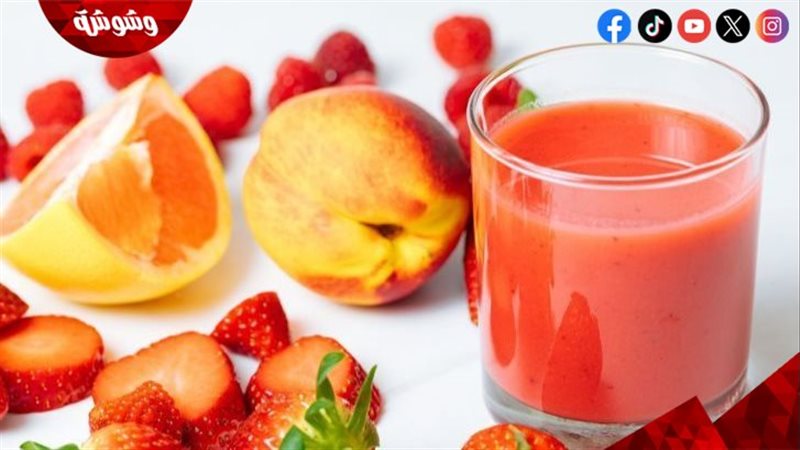 قمر الدين بالفراولة