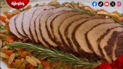 عرق الروستو مع أرز الخلطة… طبق عربي فاخر يزين موائد العزومات
