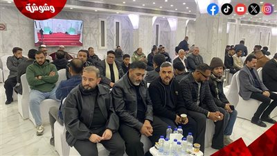 نجوم الفن يساندون الشاعر خالد تاج الدين في عزاء والده بمسجد حسين صدقي  