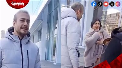 وصول سعد لمجرد إلى محكمة باريس برفقة زوجته لحضور جلسة قضية الابتزاز 