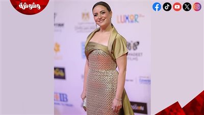 الذهبي الخالص.. عنوان ريهام عبد الغفور للرقي على السجادة الحمراء