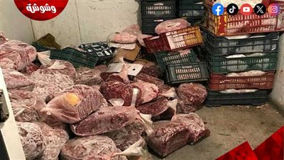 وزارة الزراعة تضبط أطنان من اللحوم الفاسدة