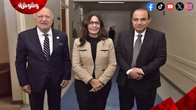 وزيرة الثقافة تتفقد دار الأوبرا وتلتقي بعمر خيرت قبل حفله على المسرح الكبير