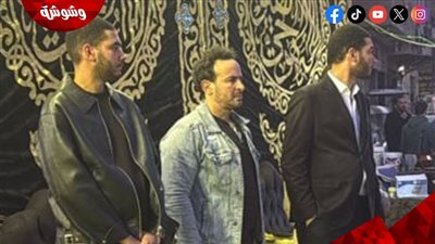 أسرة الشاعر هاني الصغير تتلقى العزاء بالبساتين وجيران الراحل يودعونه