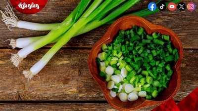 البصل الأخضر.. سلاح طبيعي لتحسين الهضم وتقوية المناعة مع الفسيخ