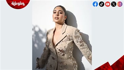 مايان السيد تخطف الأنظار ببدلة مرصعة بالكريستال في مهرجان هوليوود للفيلم العربي