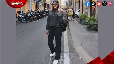 بين الأناقة والكاجوال.. جولة بسمة بوسيل في شوارع ميلانو بإيطاليا
