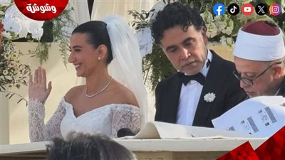 بحضور مجدي الهواري ومراد مكرم.. لقطات من حفل زفاف هاني خليفة ورنا حسانين