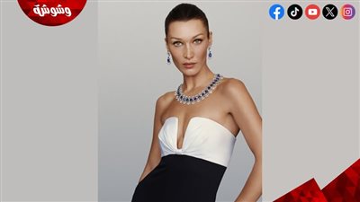 بيلا حديد تتألق بعقد فاخر من شوبارد يجمع الياقوت الأزرق والماس في تحفة فنية استثنائية