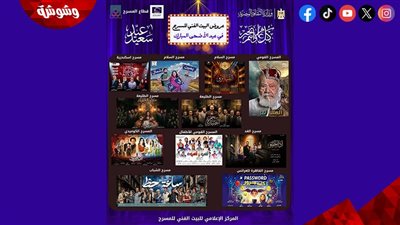 11 عرضاً فنياً احتفالاً بعيد الأضحى في القاهرة والإسكندرية.. خريطة مسرحية متنوعة تبدأ من ثاني أيام العيد 