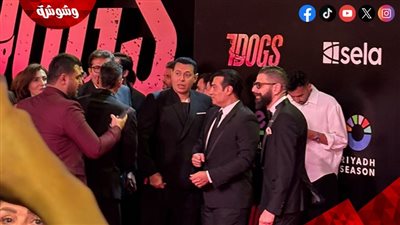 أول ظهور لـ مصطفى شعبان بعد خروج والده من المستشفى
