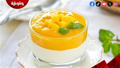 مهلبية المانجو الباردة.. حلوى خفيفة ومنعشة لسفرة عيد الأضحى