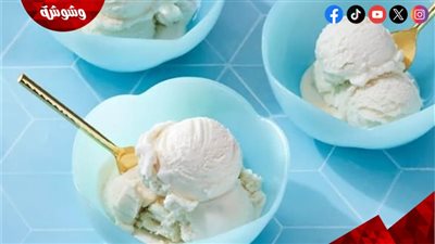 بدون ماكينة.. طريقة عمل آيس كريم الفانيليا في المنزل