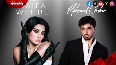 هيفاء وهبي ومحمد فضل شاكر يلتقيان في حفل غنائي بالأردن 