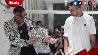 محمد رمضان يثير الجدل بإطلالة جديدة في أسبوع الموضة بميلانو 
