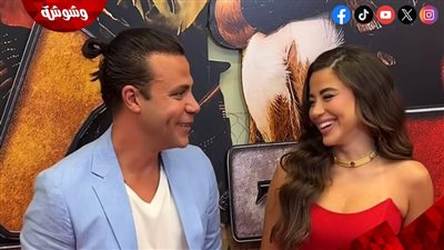شيكو ونسرين أمين ورانيا يوسف يتألقون في العرض الخاص لفيلم صقر  وكناريا