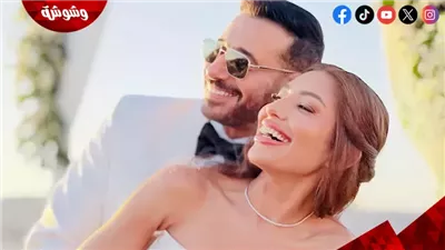 أول ظهور لـ أحمد السعدني وميرنا الهلباوي من شهر العسل