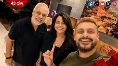 بصورة ورسالة ودية.. رامز جلال يعلن التصالح مع أسماء جلال