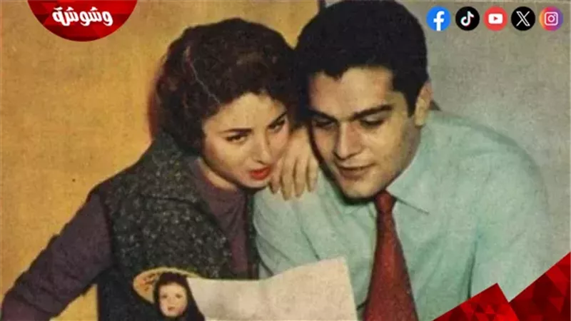 فاتن حمامة وعمر الشريف