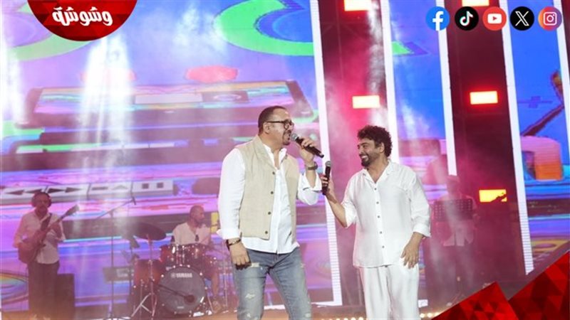 حميد الشاعري وهشام عباس