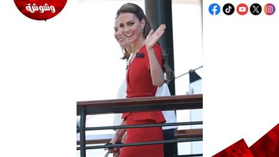  أميرة ويلز تسرق الأضواء بالأحمر الناري في ملاعب التنس