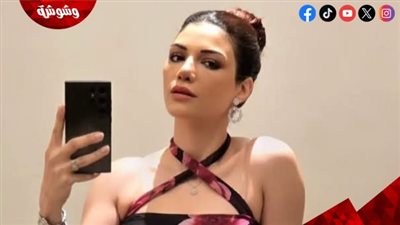 إطلالة أنثوية راقية.. صابرين النجيلي تظهر بفستان أسود مزين بالورود