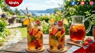 خوخ مثلج بالفانيليا.. مشروب صيفي يخفف حرارة الأجواء بطعم منعش