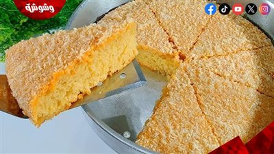 كيك جوز الهند بدون دقيق.. حلوى صحية بطعم شهي وسعرات قليلة