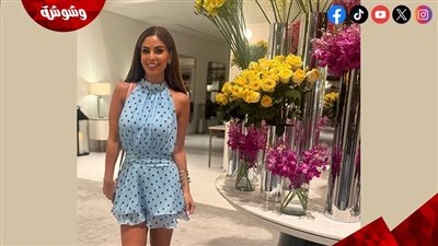 بالسماوي والوردي.. مي سليم تتألق بإطلالة أنثوية جذابة